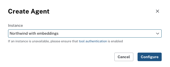 Create from scratch dialog showing name