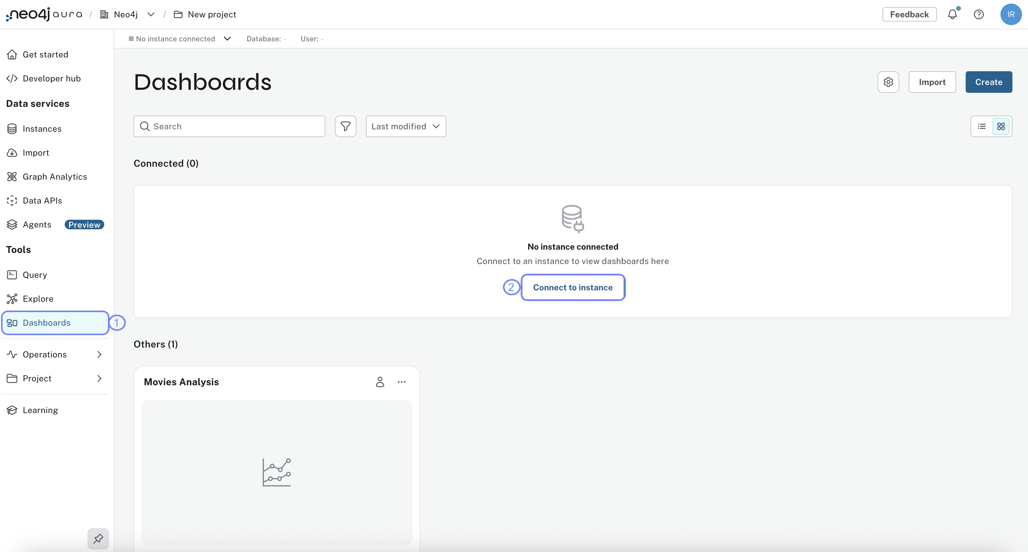 Dashboards UI