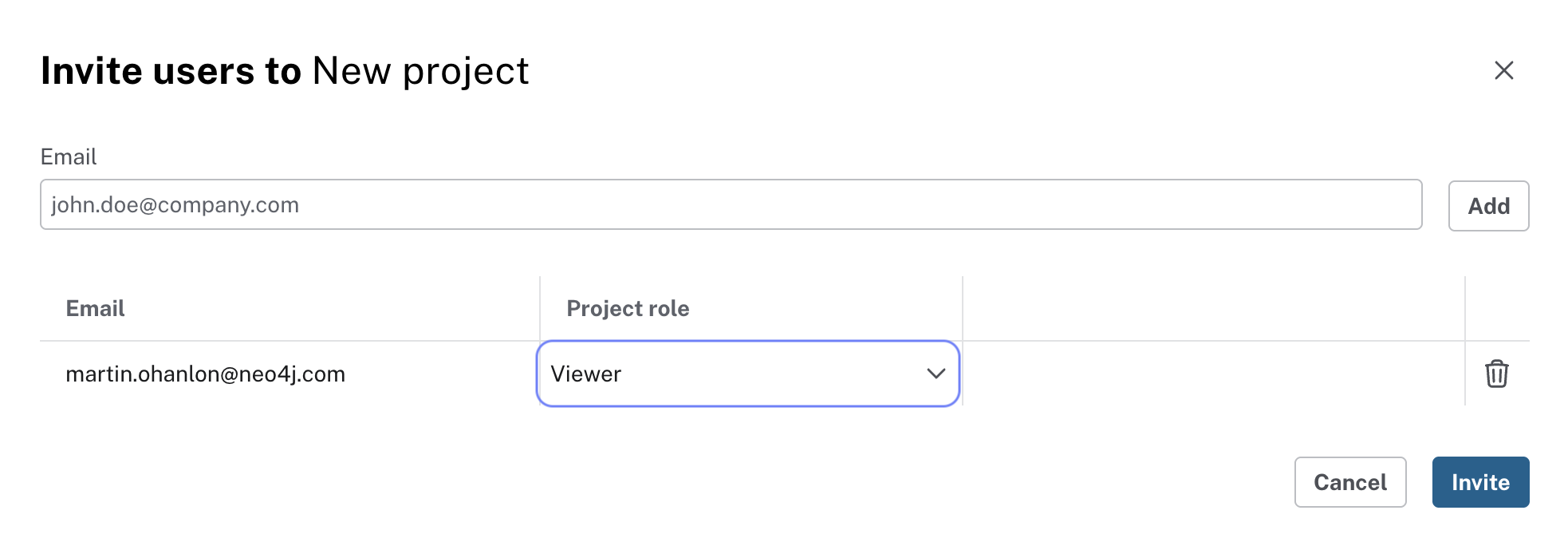invite dashboard viewer