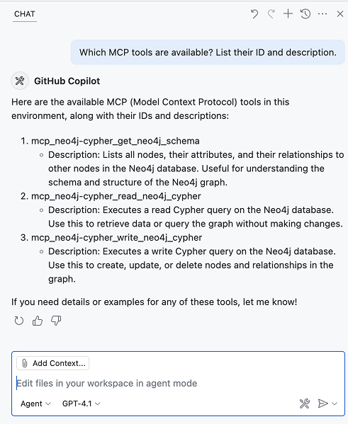 MCP tools available